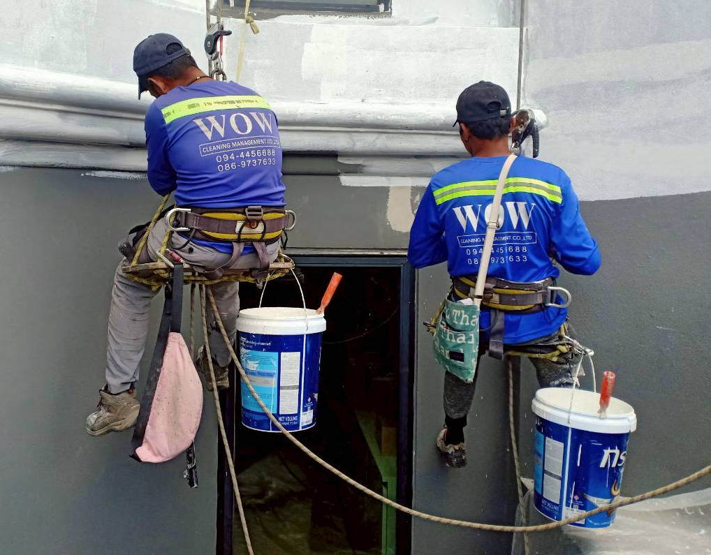 บริการรับทาสีอาคาร