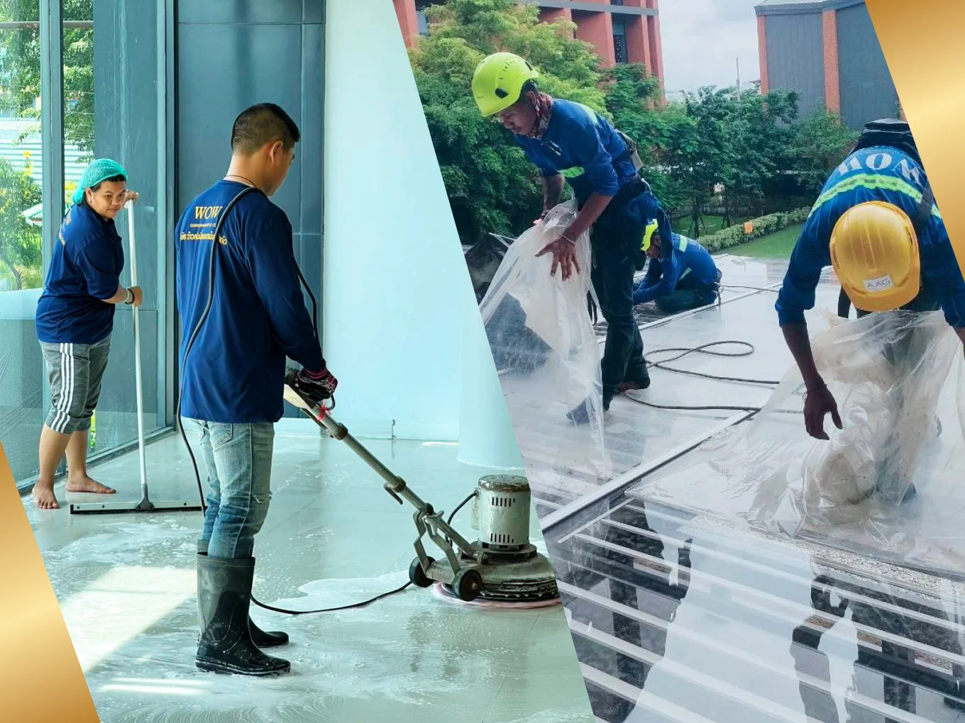 ทีมช่างทำความสะอาดแบบ Big Cleaning