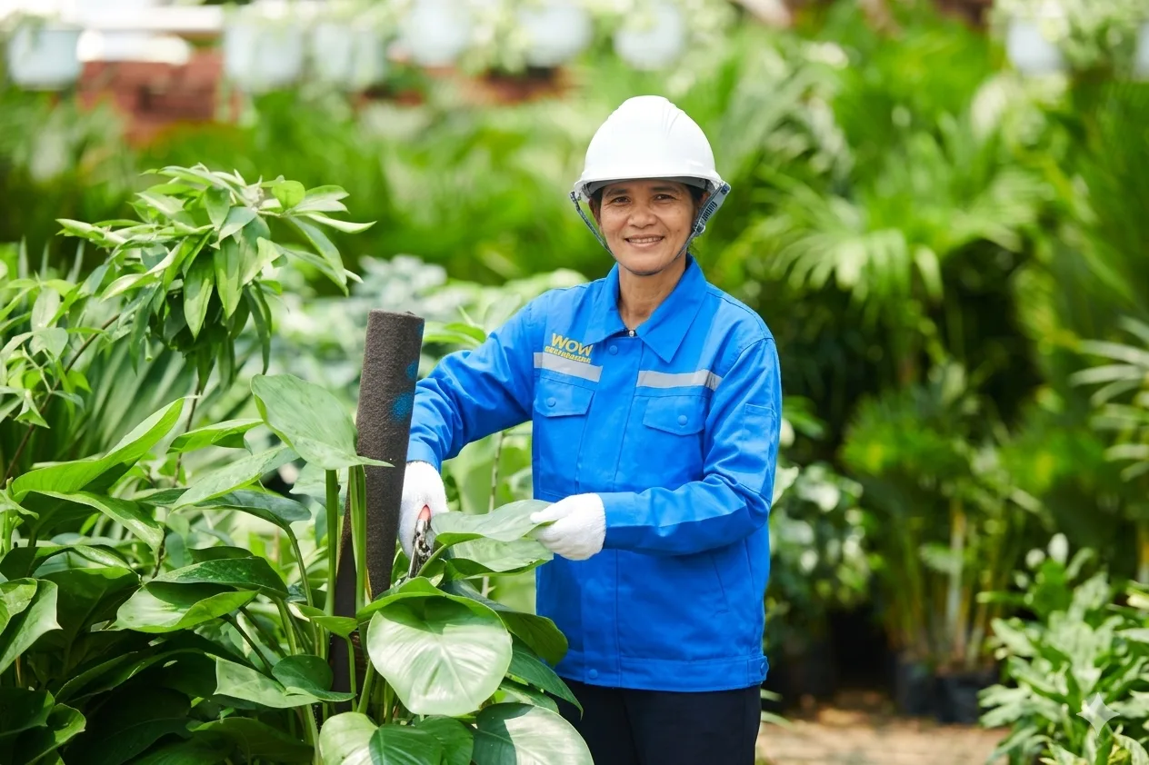 บริการจัดหาคนสวน